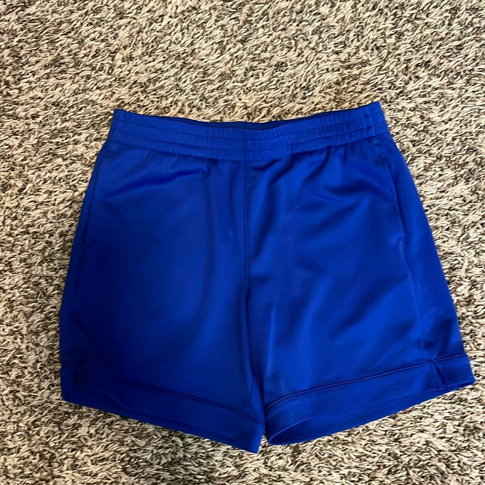 Blue active shorts